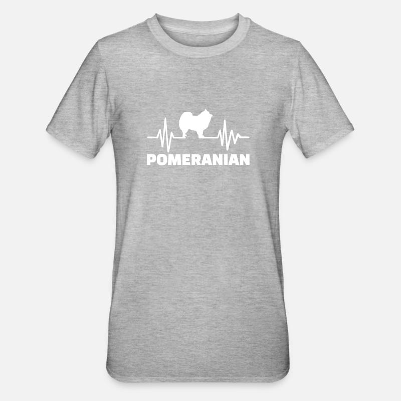 Spitz - Unisex Polycotton T-Shirt - Grau meliert