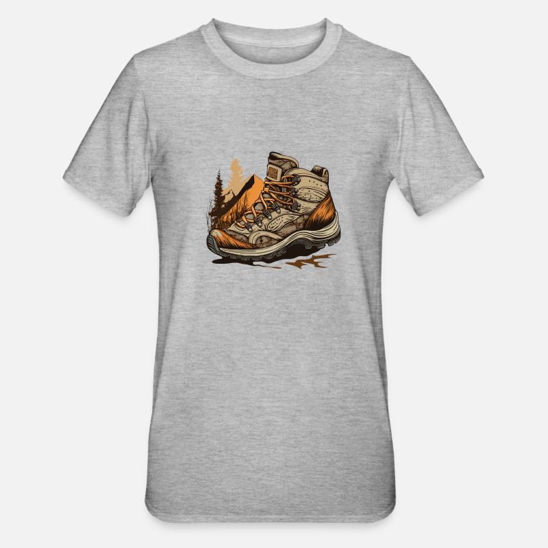 Vaeltaa - Unisex polypuuvilla-t-paita - harmaasävyinen