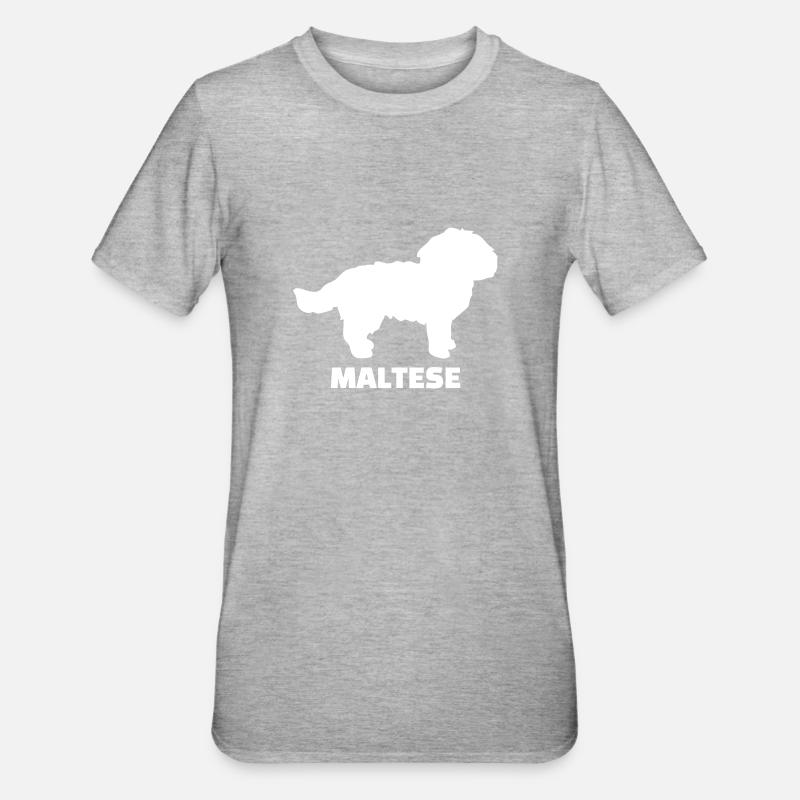 Bichon - T-shirt polycoton Unisexe - gris chiné