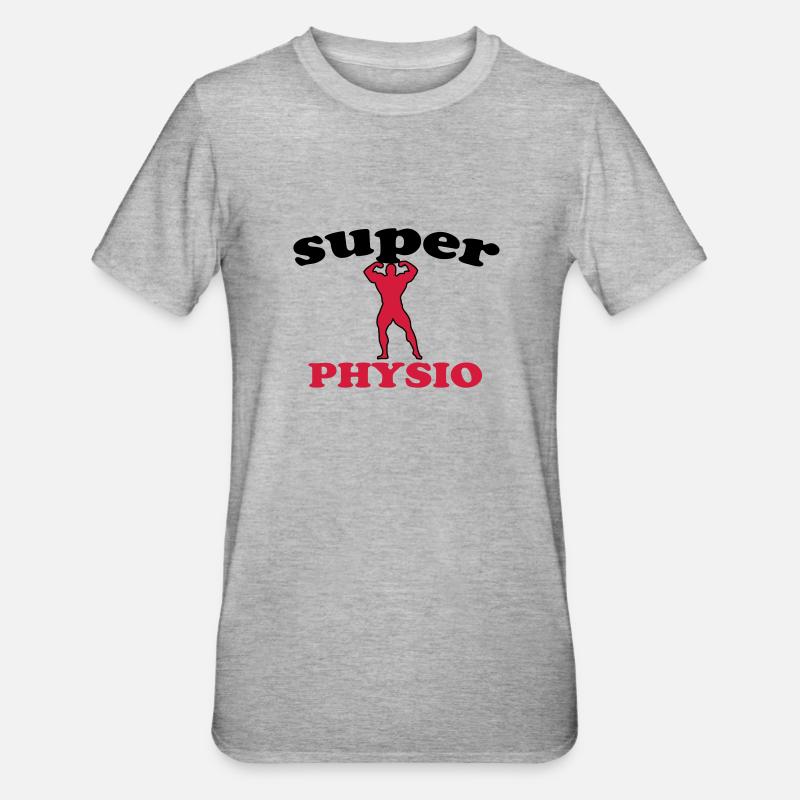 Super physio - T-shirt polycoton Unisexe - gris chiné