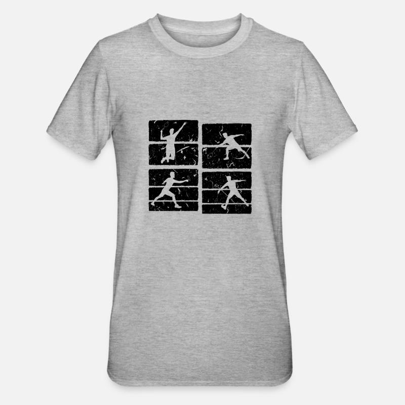 Ensemble de badminton - T-shirt polycoton Unisexe - gris chiné