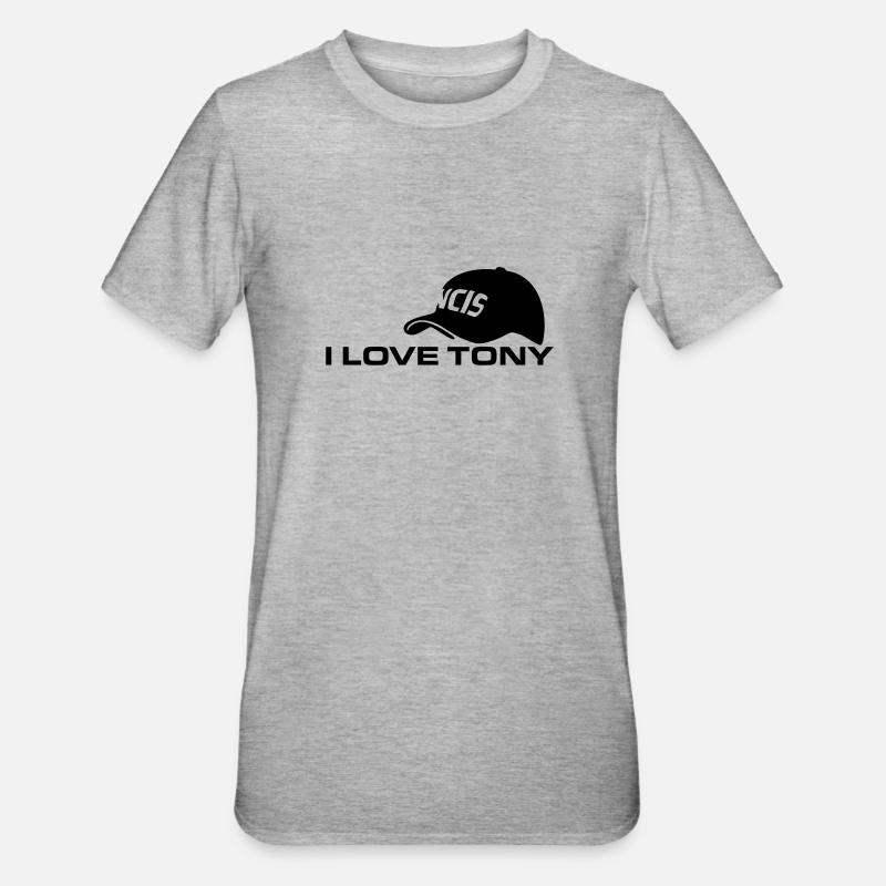 J'AIME TONY - T-shirt polycoton Unisexe - gris chiné
