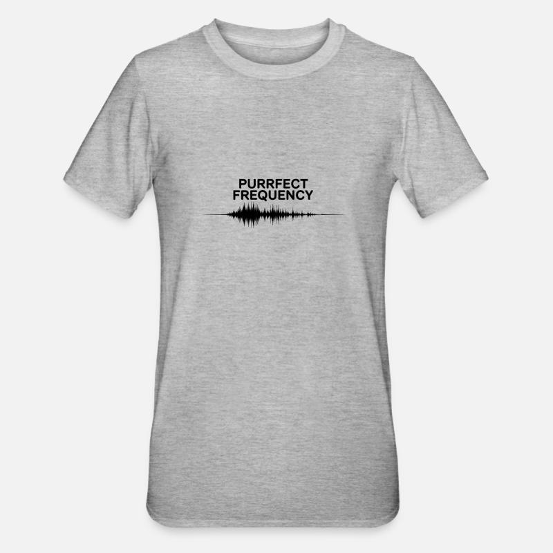 Fréquence parfaite - T-shirt polycoton Unisexe - gris chiné