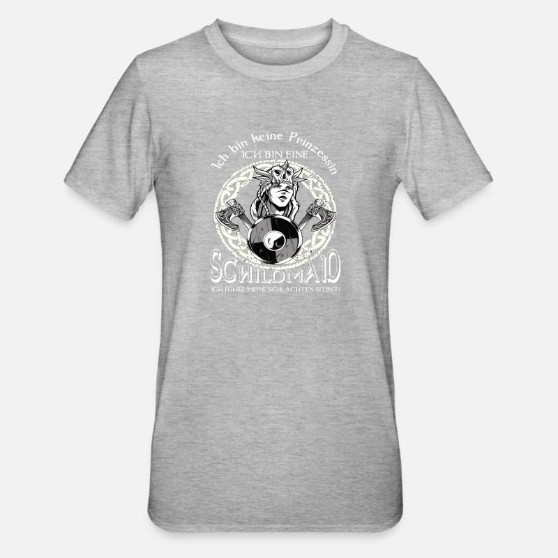 Schildmaid - T-shirt polycoton Unisexe - gris chiné