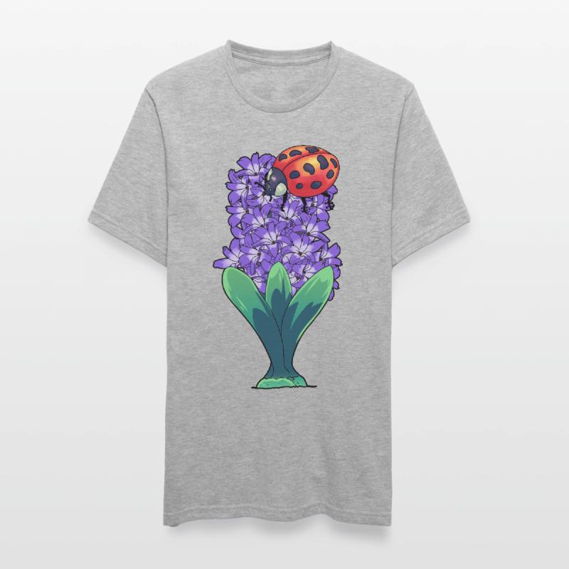Spring Feeling Easter Ladybug Spring Nature Unisex Polycotton T-Shirt