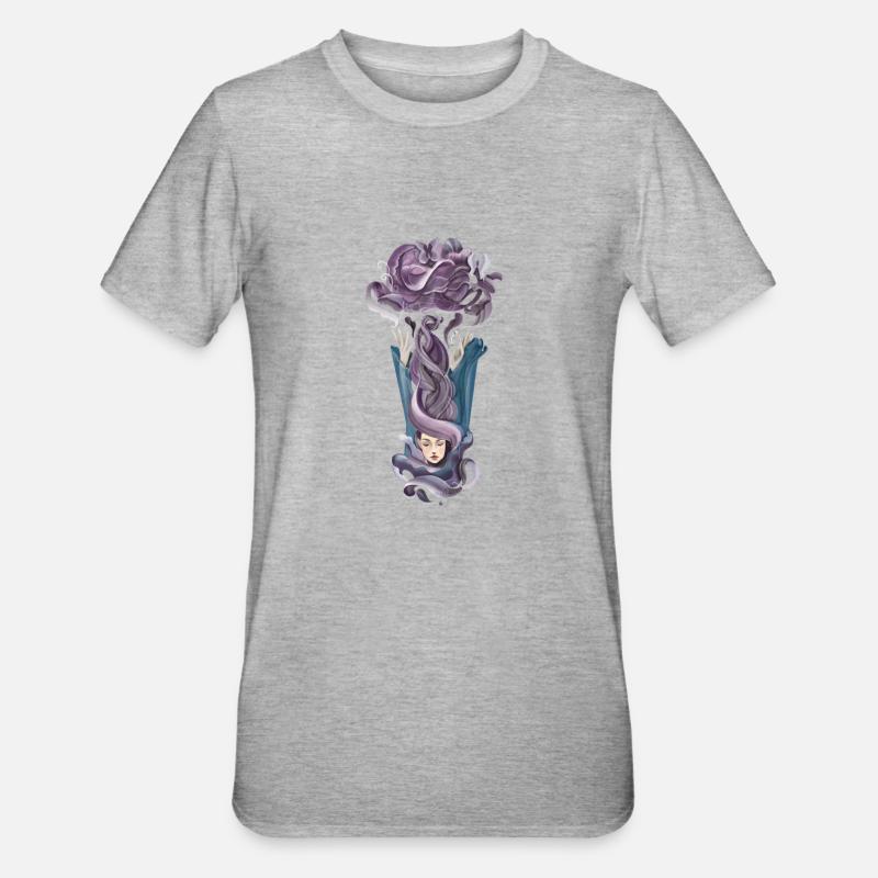 Mind Power - T-shirt polycoton Unisexe - gris chiné
