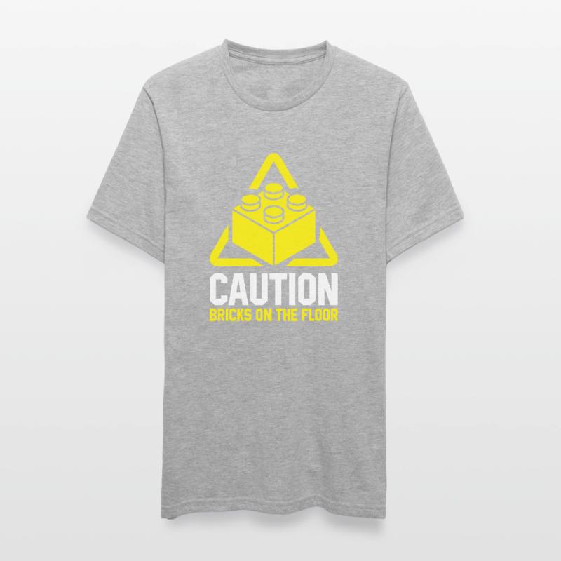 Constructeur de briques Bâtiment en briques Maître constructeur T-shirt polycoton Unisexe