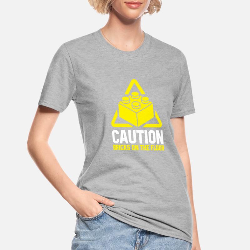 Constructeur de briques Bâtiment en briques Maître constructeur T-shirt polycoton Unisexe