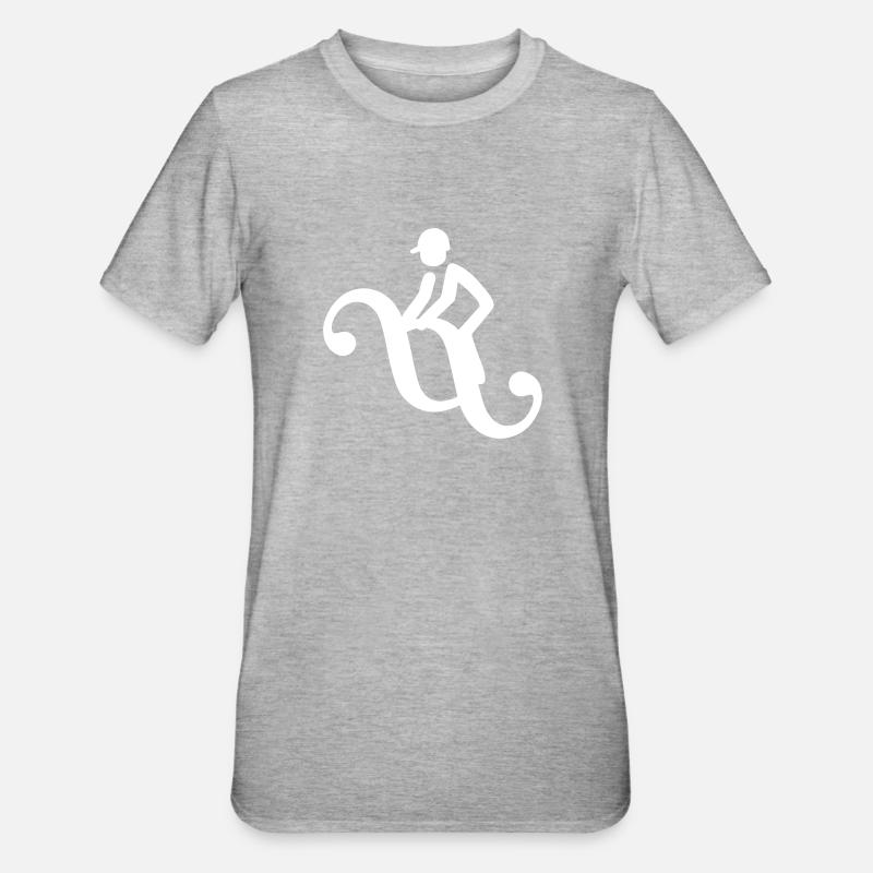 Paragraphenreiter classique - T-shirt polycoton Unisexe - gris chiné