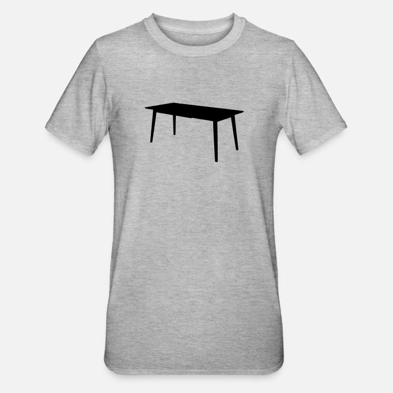 Table - T-shirt polycoton Unisexe - gris chiné