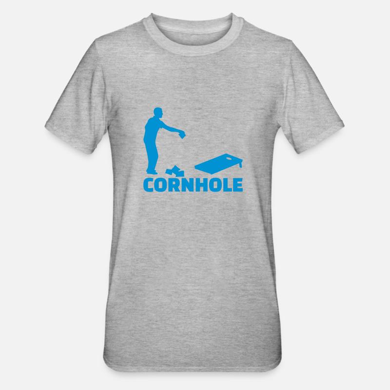 Cornhole - T-shirt polycoton Unisexe - gris chiné
