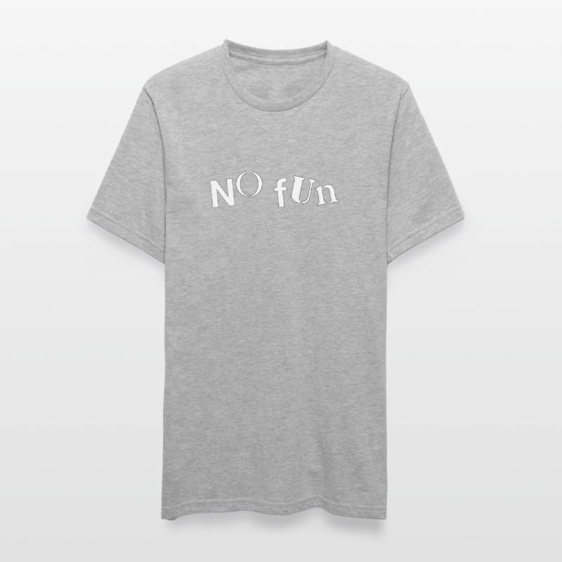 No Fun Unisex Polycotton T-Shirt