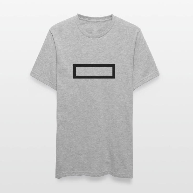Rectangle T-shirt polycoton Unisexe