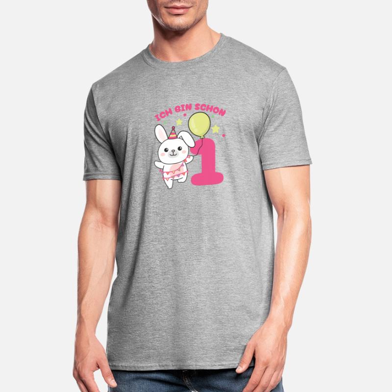 Ich bin schon 1 Hasen Geburtstags Kinder Unisex Polycotton T-Shirt