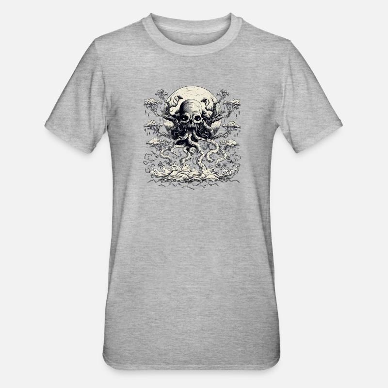 Octopus Tree 2 - T-shirt polycoton Unisexe - gris chiné