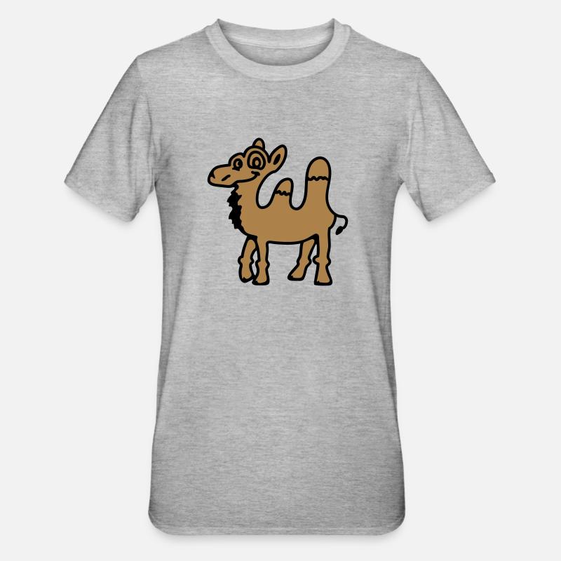 Chamelle - T-shirt polycoton Unisexe - gris chiné