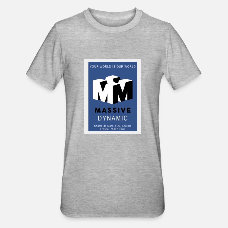 Massive dynamyc - Unisex Polycotton T-Shirt - heather grey
