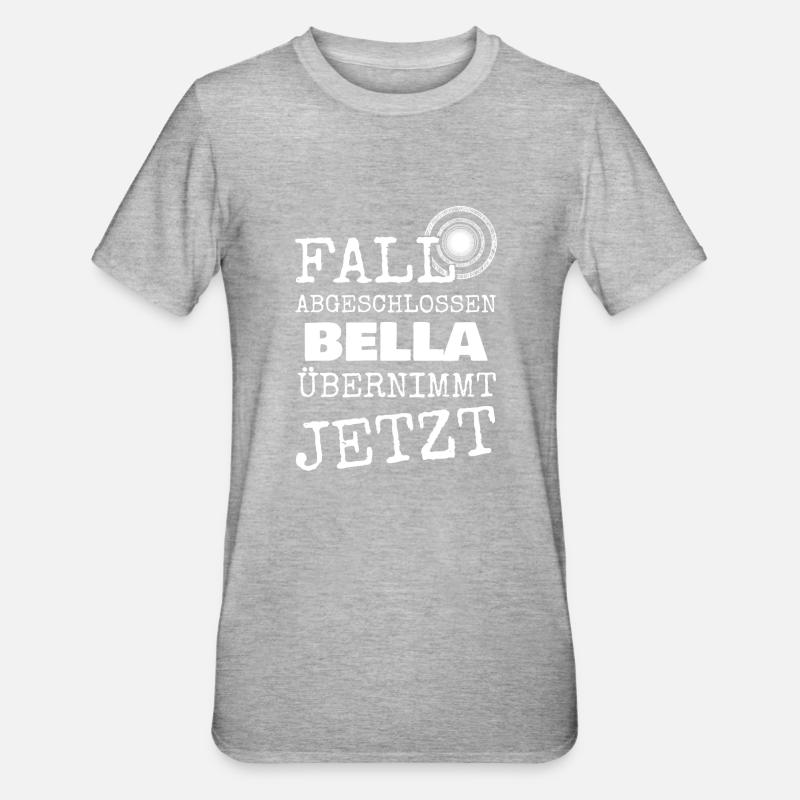 First name Bella - Unisex Polycotton T-Shirt - heather grey