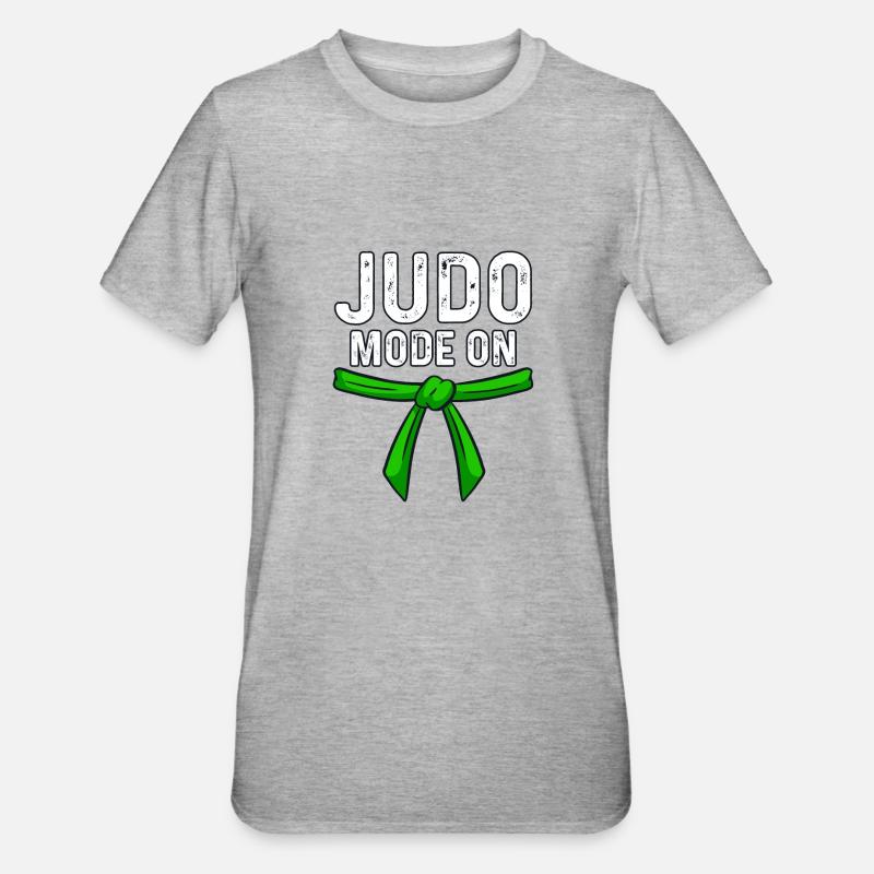 Mode Judo activé - T-shirt polycoton Unisexe - gris chiné