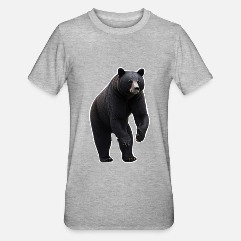 Baribal - T-shirt polycoton Unisexe - gris chiné