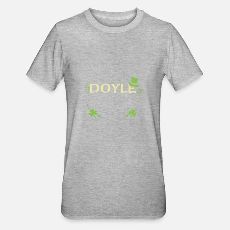 Doyle - Saint-Patrick - T-shirt polycoton Unisexe - gris chiné