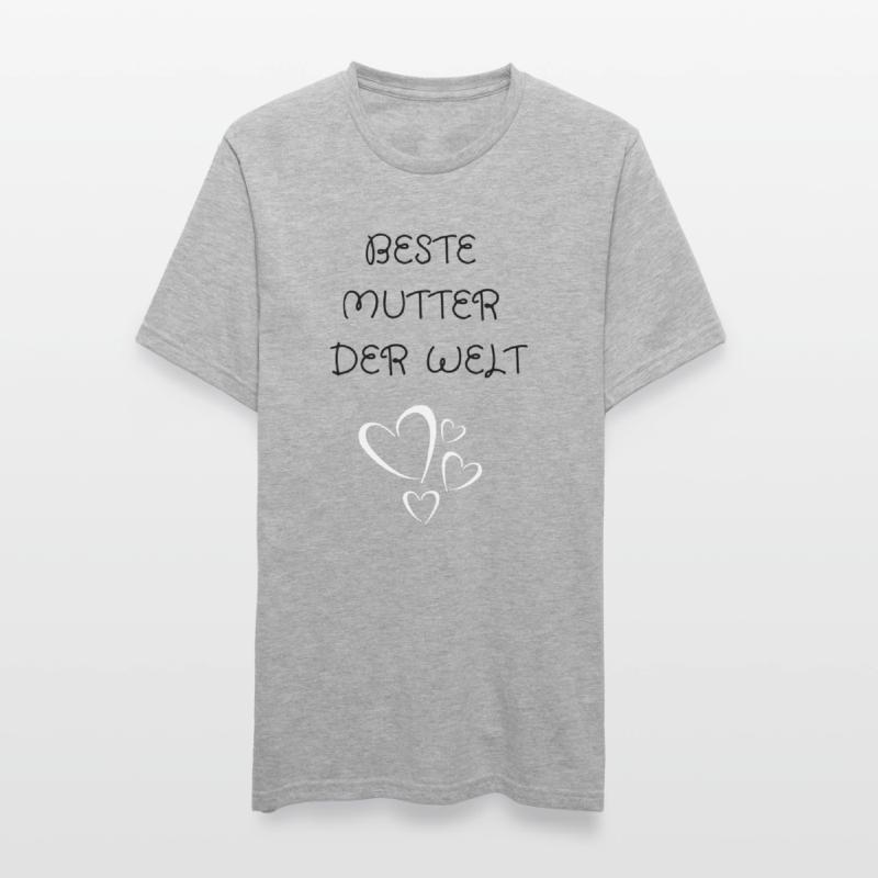 Muttertag geschenk beste mutter der welt Unisex Polycotton T-Shirt