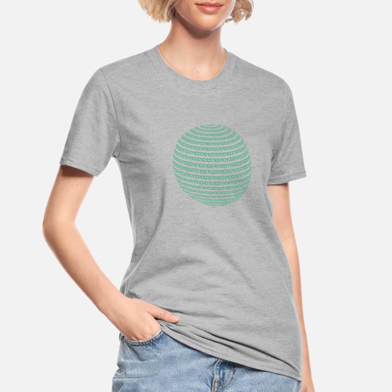 Code binaire Code Informatique Nerd Cadeau étudiant T-shirt polycoton Unisexe