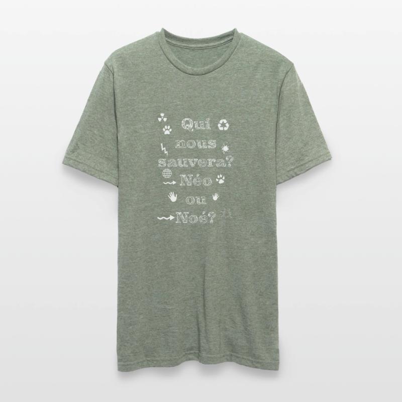 Wer wird uns retten? Neo oder Noah? Unisex Polycotton T-Shirt