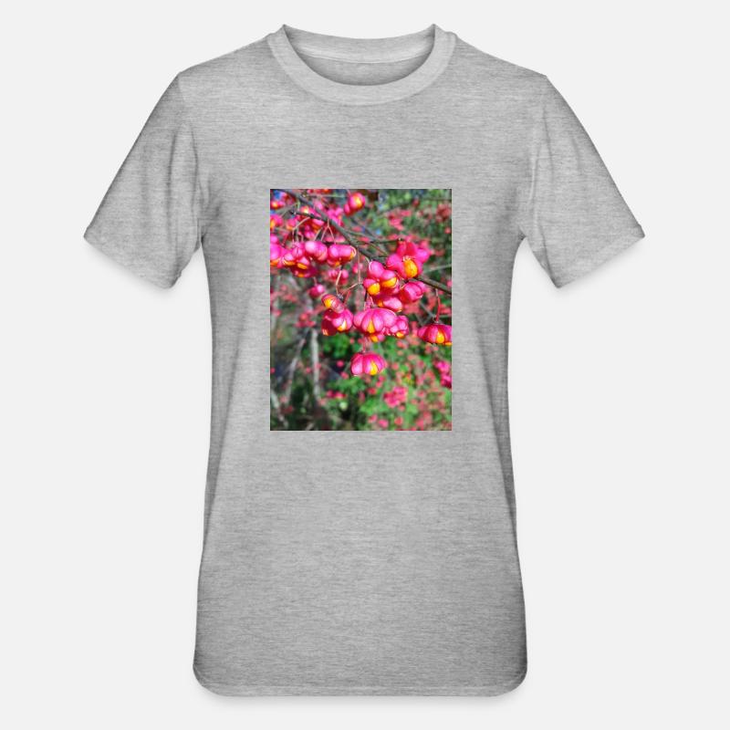 Spindle tree - Unisex Polycotton T-Shirt - heather grey