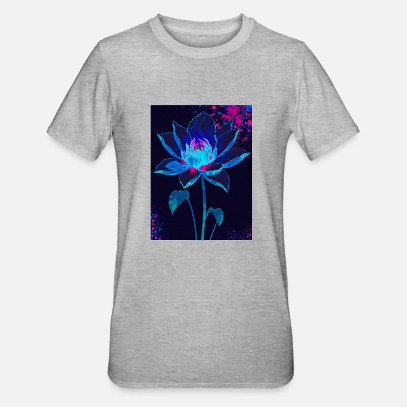 S’épanouir dans le vide - T-shirt polycoton Unisexe - gris chiné