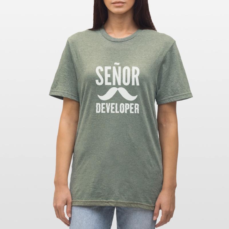 Senor Developer Programmer Gift Unisex Polycotton T-Shirt
