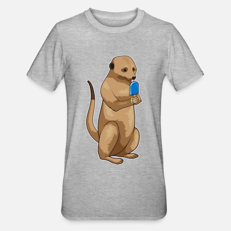 Suicates popsicles - T-shirt polycoton Unisexe - gris chiné