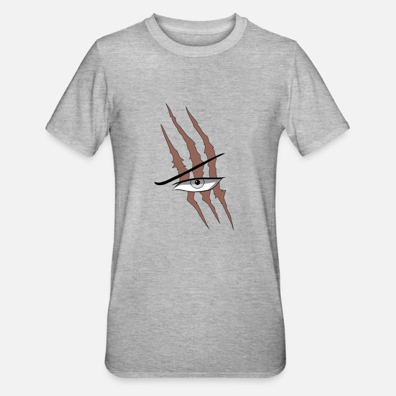 Schaftnarbe - ein Stück - Unisex Polycotton T-Shirt - Grau meliert