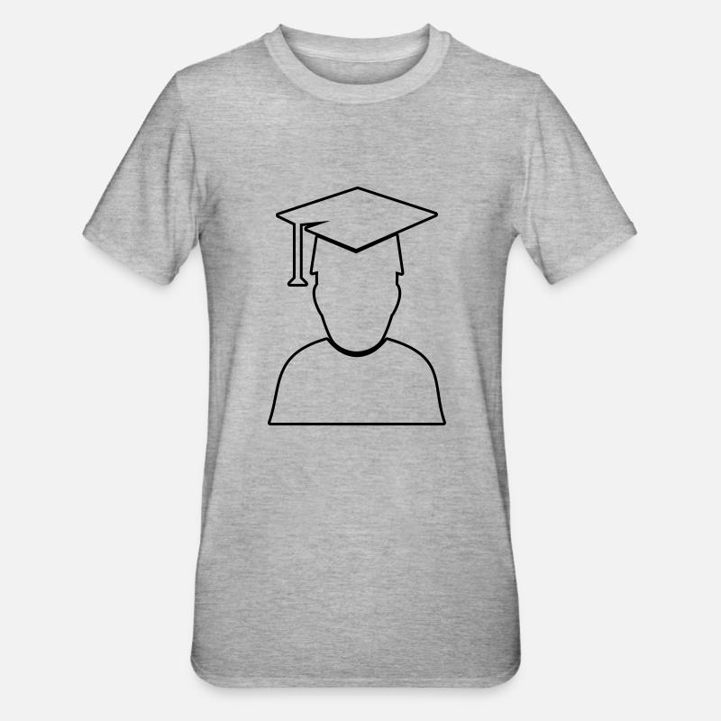 Diplôme d’étudiant - T-shirt polycoton Unisexe - gris chiné