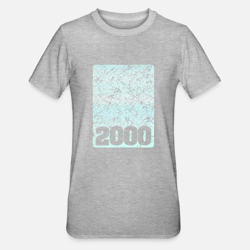 Numéro 2000 - T-shirt polycoton Unisexe - gris chiné
