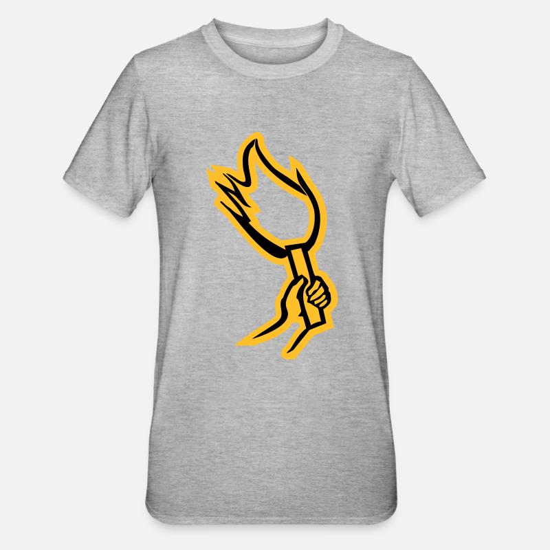 pyrotechnie - T-shirt polycoton Unisexe - gris chiné