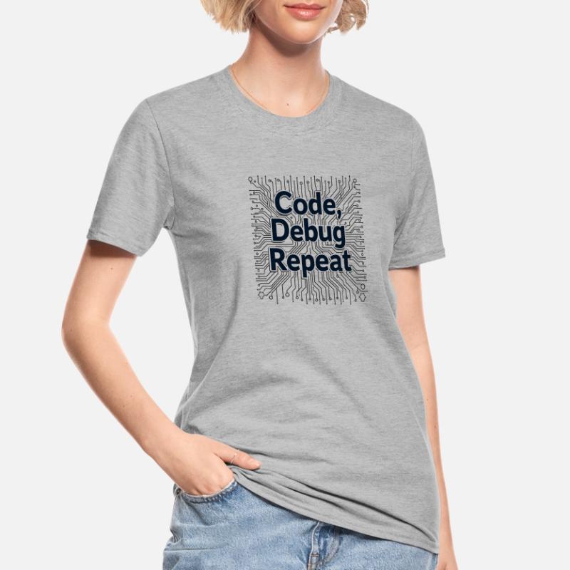 Code Debug Repeat - Software Engineer Unisex Polycotton T-Shirt