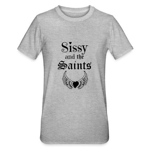 Sissy & the Saints zwarte letters - Uniseks Polycotton T-shirt