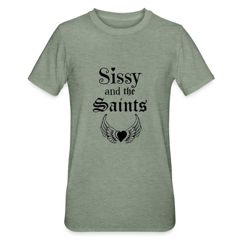 Sissy & the Saints zwarte letters - Uniseks Polycotton T-shirt