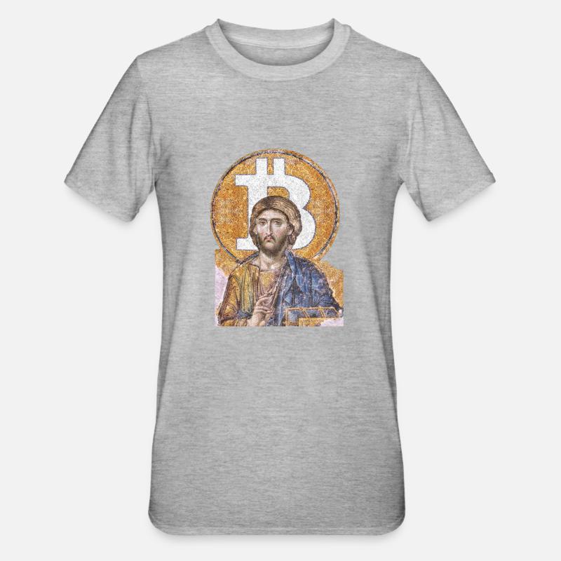 La Seconde Venue - BTC Messiah - T-shirt polycoton Unisexe - gris chiné