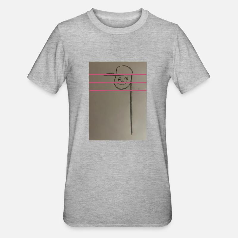 La note - T-shirt polycoton Unisexe - gris chiné