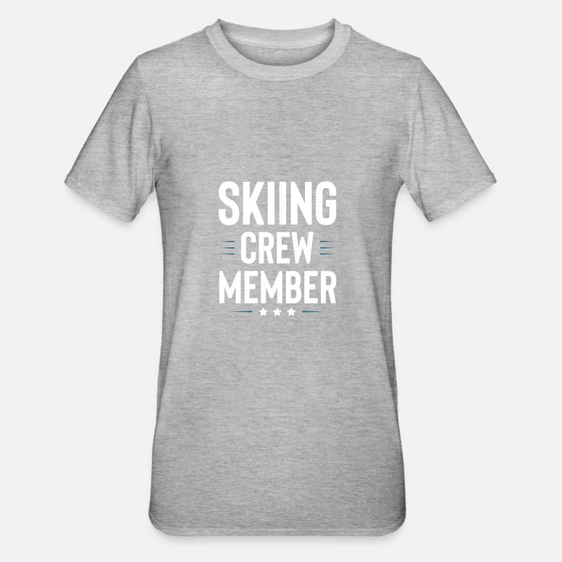 Équipe de ski - T-shirt polycoton Unisexe - gris chiné