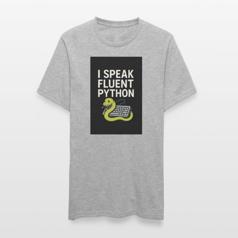 Serpent de codage Python T-shirt polycoton Unisexe