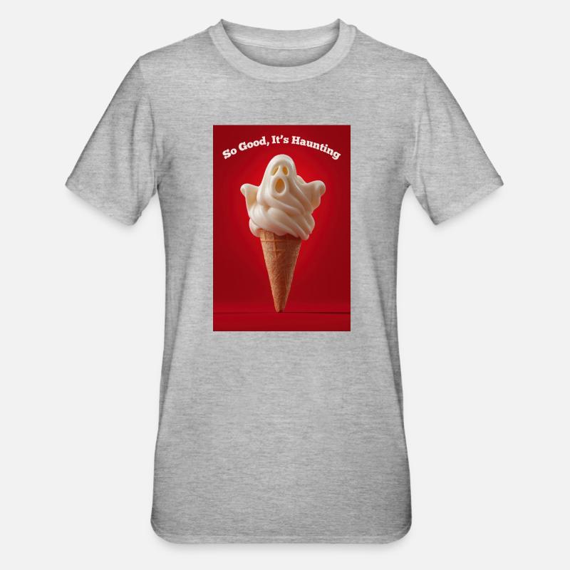 Tellement bon, c’est obsédant - T-shirt polycoton Unisexe - gris chiné