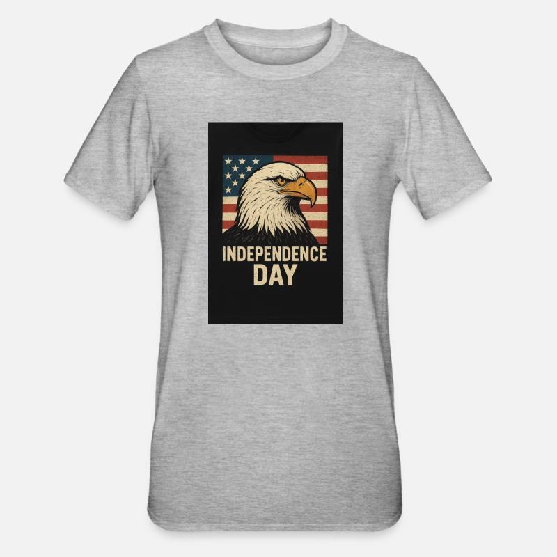 5238F232-5A1D-4004-B7B7-942E4CB1A05F - Unisex Polycotton T-Shirt - heather grey