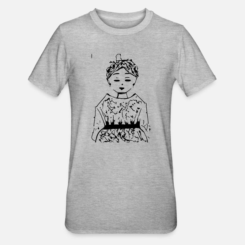 Sakura - T-shirt polycoton Unisexe - gris chiné