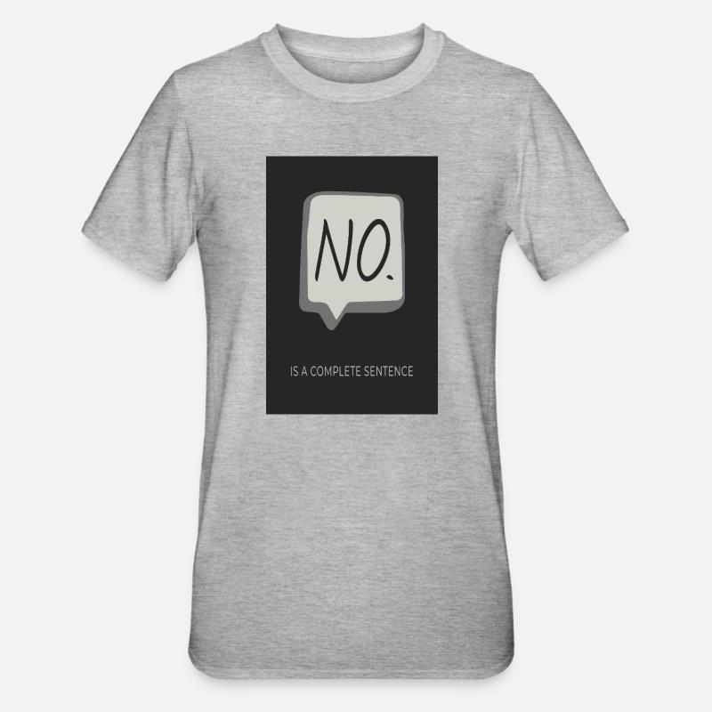 NON. est un ensemble complet - T-shirt polycoton Unisexe - gris chiné