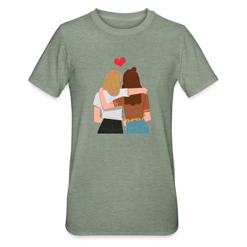Nessi & Ina ohne Schrift - Unisex Polycotton T-Shirt