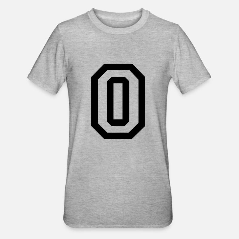 zero - T-shirt polycoton Unisexe - gris chiné