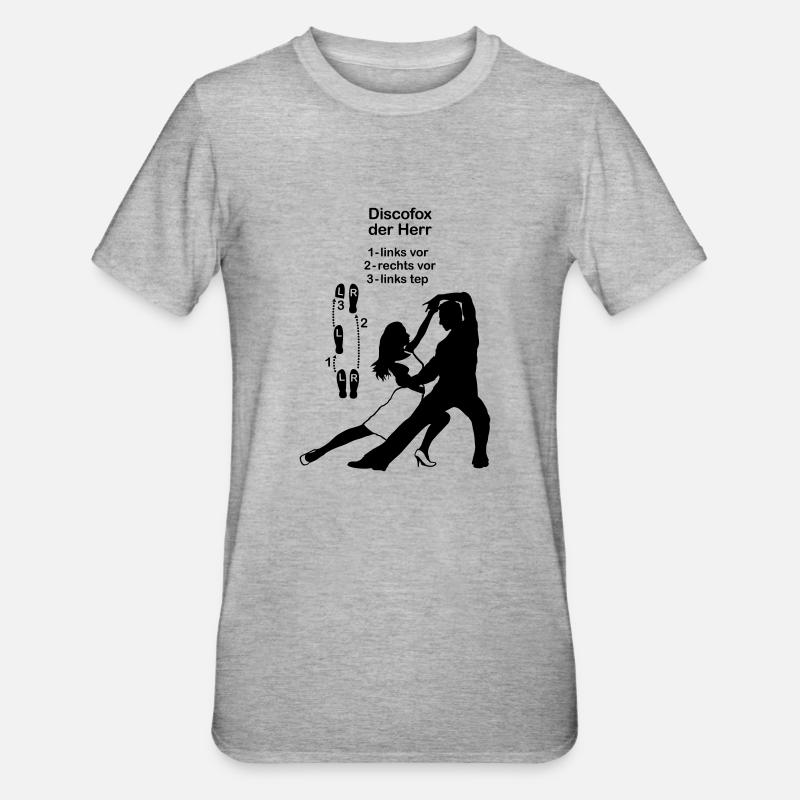 discofox - the Lord - Unisex Polycotton T-Shirt - heather grey
